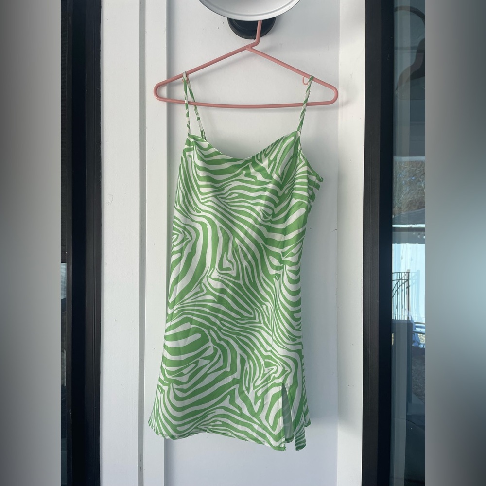 Zebra print dress